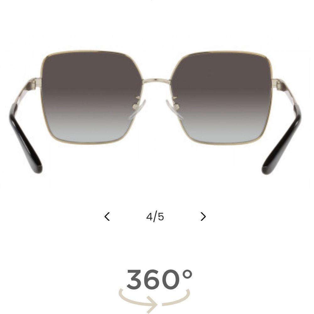 Tory Burch shiny gold sunglasses - Picture 9 of 9